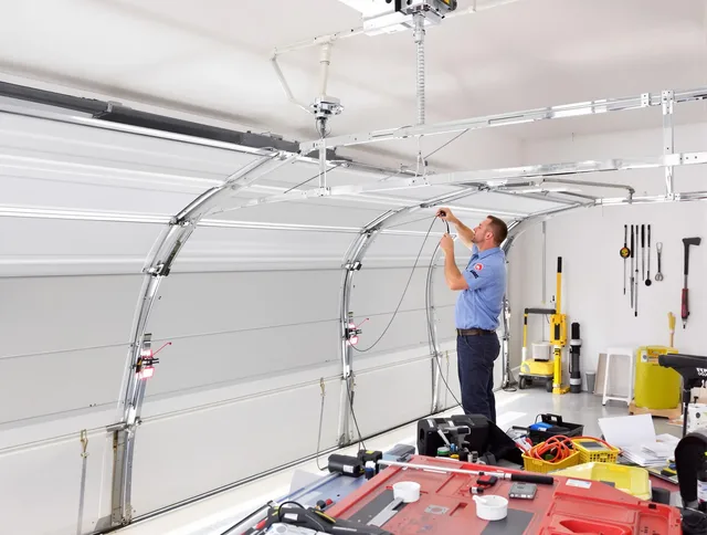 Garage door cable repair service by East Lyme Garage Door Repair in East Lyme