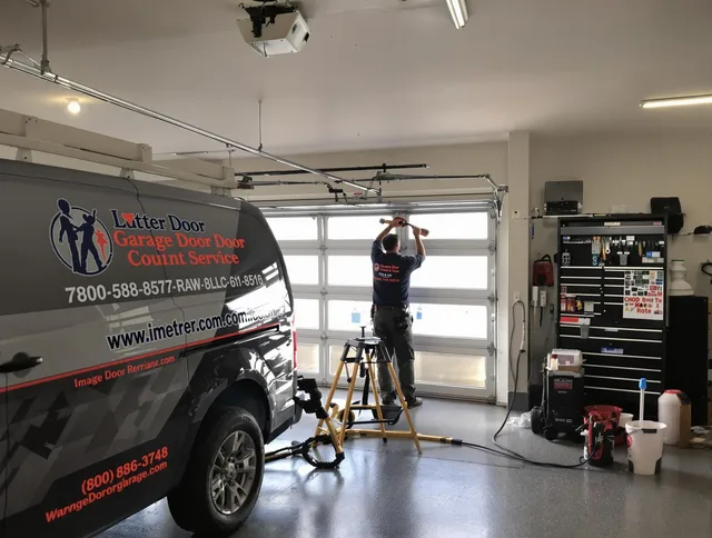 East Lyme Garage Door Repair team performing same-day garage door repair in East Lyme