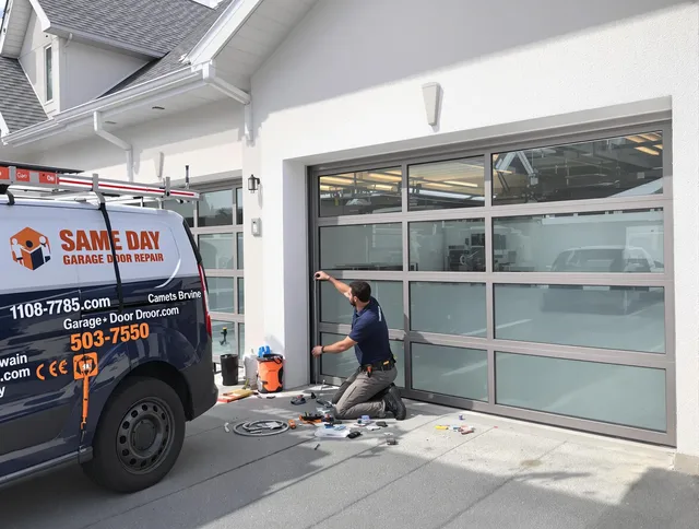 Same-day garage door repair service by East Lyme Garage Door Repair in East Lyme